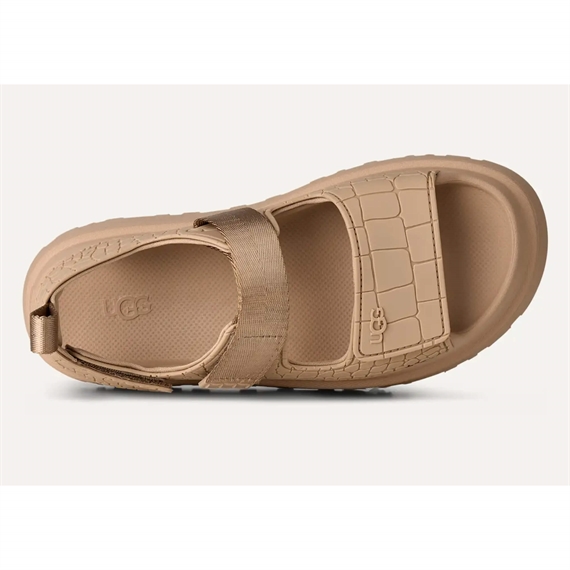 UGG Goldenglow Embossed Sandaler, Mustard Seed 